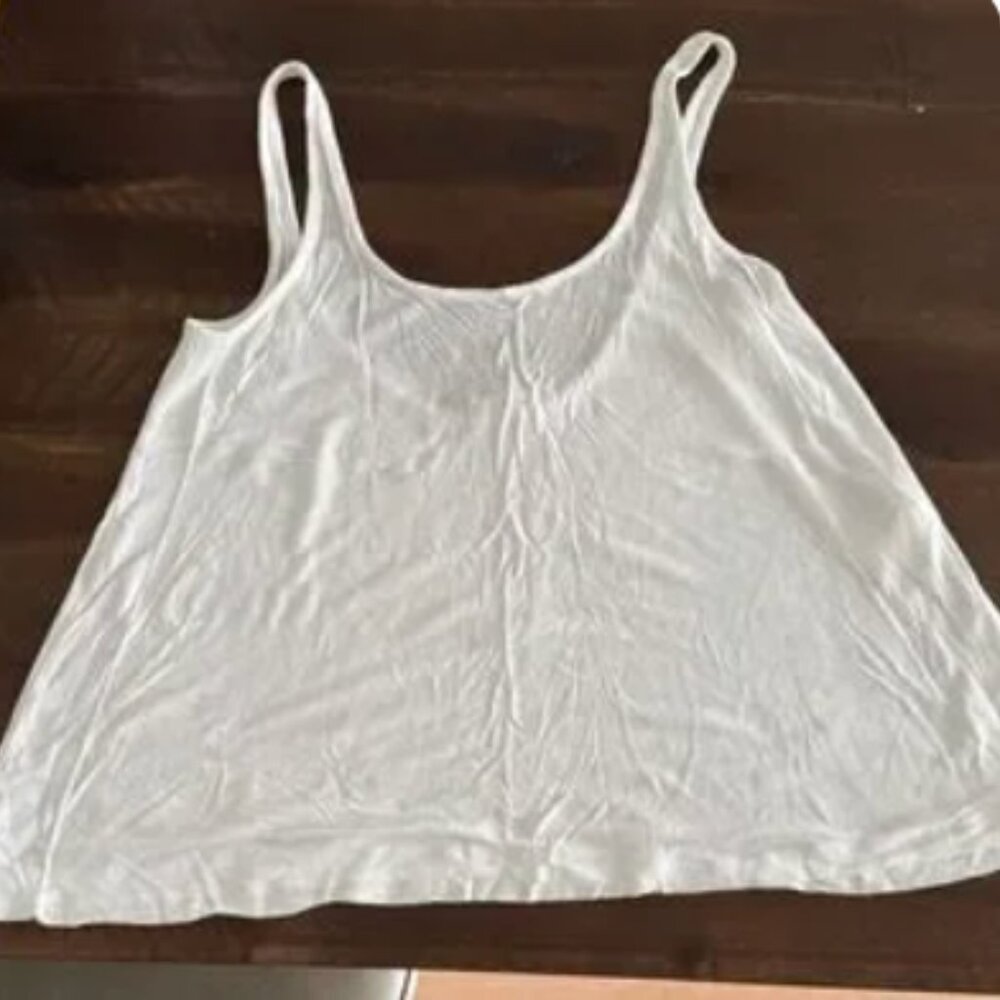 Wilfred white flowy tank